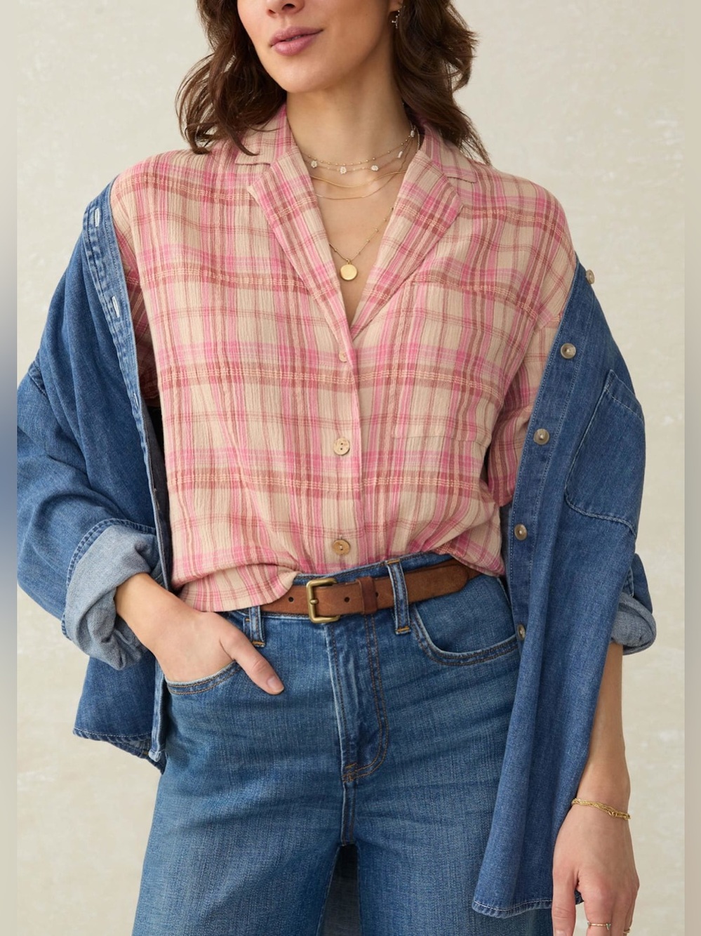 Faherty Canyon Haze Shirt - Picture 3 of 6